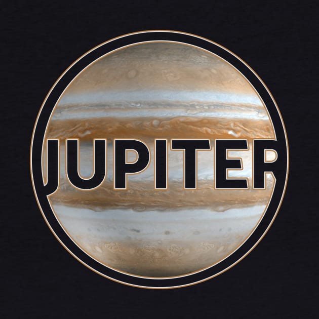 Planet Jupiter with lettering gift space idea by sweetczak